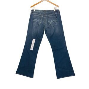 !It Jeans Diva Dark Blue Flare Jeans Size 32